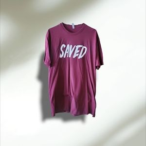 T-Shirt X-tra large, Burgundy